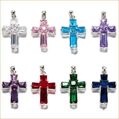 2021 Fashion Women Grunge Aesthetics Cross Pendant Harajuku Accessories Big Neck Necklace Mens Stainless Steel Choker Necklace