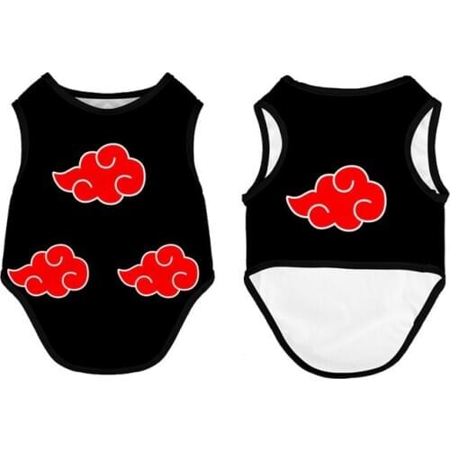 Red cloud Vest Cosplay Prop Costume Winter Warm Dog Clothes Pet Dog Vest Coat For Small Medium Large Dogs Christmas Gift