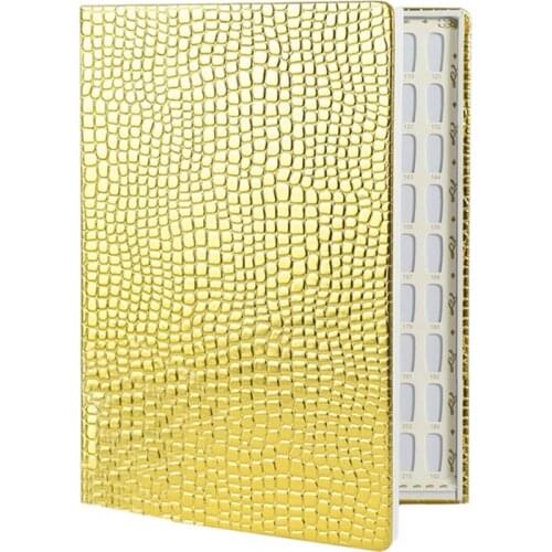 216 Colors Nail Tips Display Book DIY Nail Art Showing Shelf Gel Color Card Chart Painting Display Board