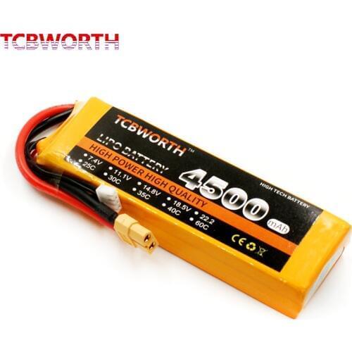 New RC 2S LiPo Battery 7.4V 4500mAh 25C 40C Pour RC Helicopter Quadrotor Drone Airplane AKKU Truck Batteries LiPo 2S TCBWORTH