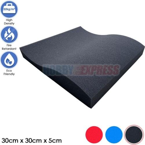 Arrowzoom Pro Series Wave Acoustic Foam Panels Studio Sound Absorption Audio Foams Wall Decoration Home Improvement KK1199