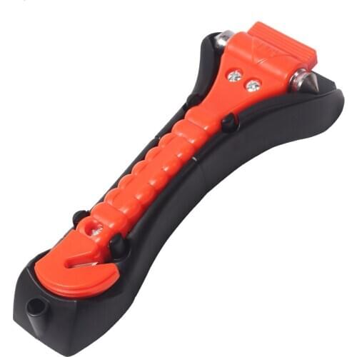 Car Safety Hammer 2 In 1 Life Saving Emergency Survival Tool Outdoor Traveling Seat Belt Cutter Window Glass Breaker Rescue Tool