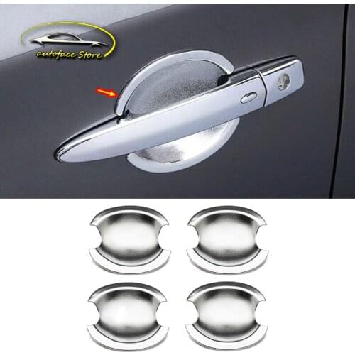 ABS Plastic Chrome Car Door Handle Bowl Panel frame Cover Trim For Nissan Sylphy 2012 2013 2014 2015 2016 2017