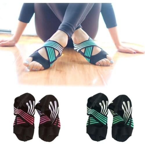 Women\s Non-slip Fitness Dance Pilates Socks Professional Indoor Yoga Shoes