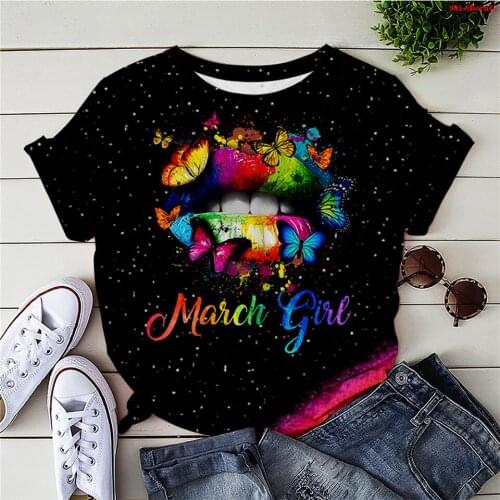 2021 Men Print Tshirts Black T Shirt Girl Harajuku Japanese Style Sexy Lips Graphic Tops Cartoon Anime Female T-shirt Kawaii