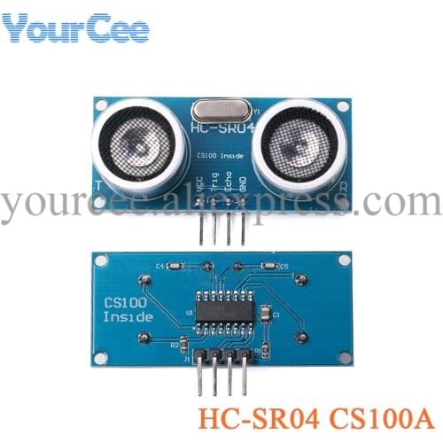 HC-SR04 Ultrasonic Ranging Sensor Module CS100A Wide Voltage 3-5.5V Ultrasonic Wave Detector Ranging Module 3-5.5V for Arduino
