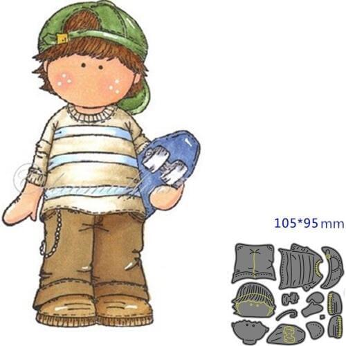 Metal Cutting Die boy DIY Scrapbooking Paper Cards Decorative Craft Embossing cut