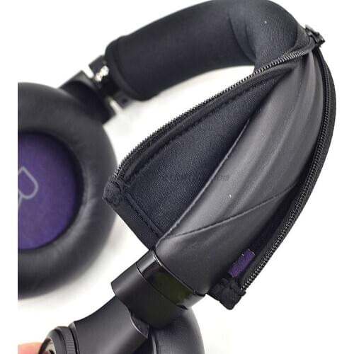 Headphone Headband Cover Head Band Flexible Cloth Zipper Cushion Top Pad Protector Replacement for Plantronics BackBeat Pro 1 2