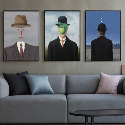 Surreal Abstract Faceless Man Wall Art Canvas Painting Nordic Posters and Prints Wall Pictures for Living Bedroom Decoration