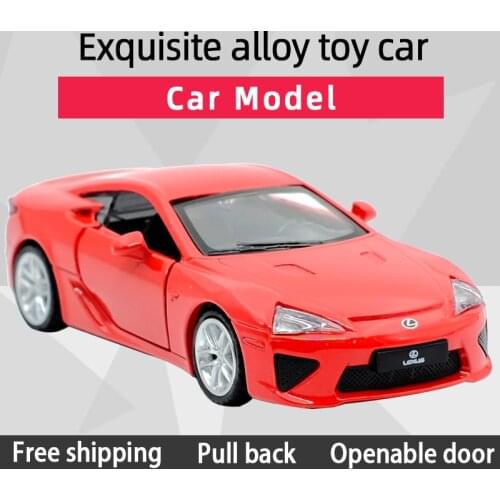 Caipo Lexus LFA Alloy Diecast Car Model Sports car Toy With Pull Back /For Children Gifts /Educational Toy Collection