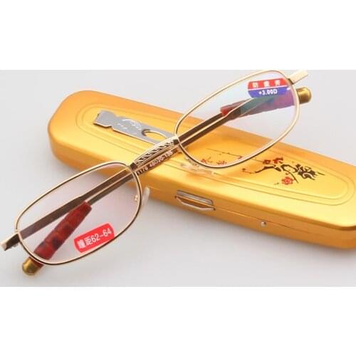 Portable Reading Eyeglasses Pen Type Presbyopic Eyeglasses Unisex Clear Spectacles Reading Glasses +1.0 ~ +4.0