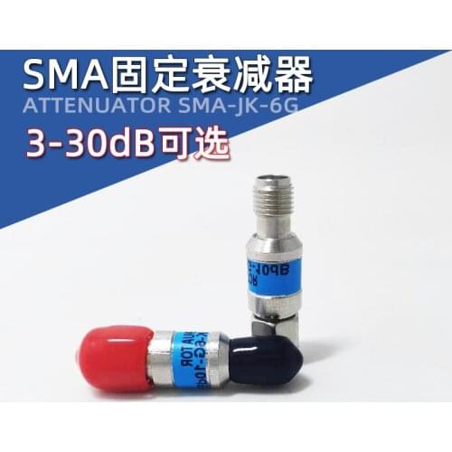 RF Attenuator SMA Fixed Attenuator 2W 3/6/10/15/20dB Coaxial Attenuator SMA-JK