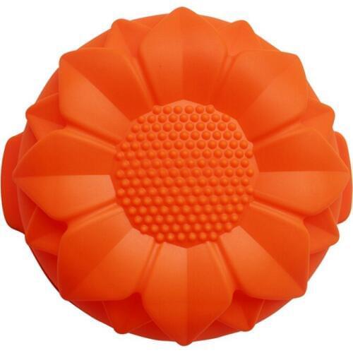 Silicone cake baking mold single sunflower shaped DIY silicone Cake molds FDA quality CDSM-140