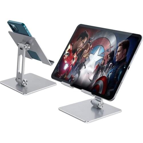 Foldable Aluminum Tablet Stand Holder For Xiaomi Mi Samsung Tab Kindle Paperwhite Huawei iPad Air 4 2 Pro 12.9 Mini 11 8th 2020