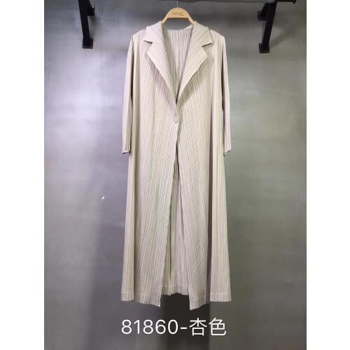 HOT SELLING Fashion fold trench coat three quarter solid the turn-down collar single button trench coat IN STOCK
