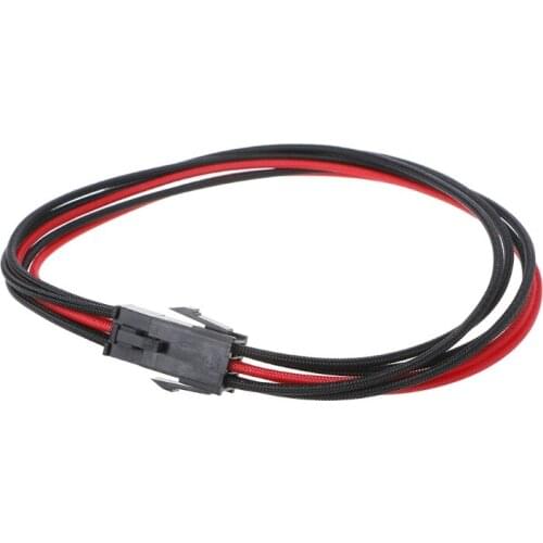 Sleeved Black&Red GPU 6Pin PCIE PCI Express Male to Female Power Extension cable