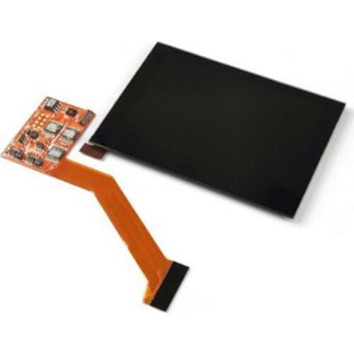 Highlight IPS LCD Screen for GBA SP Game Console Repair Replacement LCD Screen 5-level Brightness Adjustable