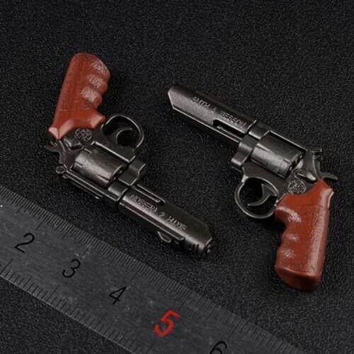 1:6 Finished Revolver Gun Weapon Model 12 Inch Action Figure Accessories Soldier Figure Scene 6 Stypes Can Choose Model Kits