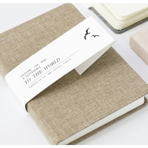 1pcs School Stationery Blank Notebook Office Personal Diary Planner Fashion Colorful Blank Horizontal Notepad For Writing Notes