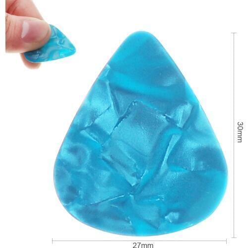 10pcs/lot Lightweight Colorful Guitar Picks Multi ABS Plectrum Plucked String Instrument Accessories for Guitar Player