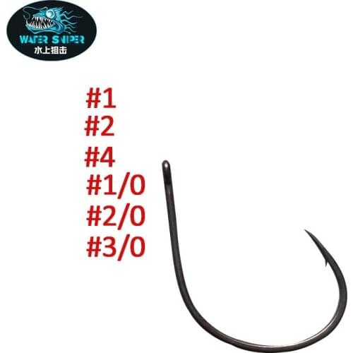 12pcs Fishing Wacky Hooks High Carbon Steel Drop Shot Wacky rig For Bass Fishing Soft Worm
