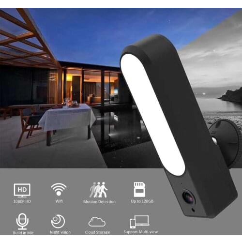 2021 Newest Security Camera with LED Lights, Work with Alexa, WiFi Floodlight Camera, 1080P HD Outdoor Surveillance Camera