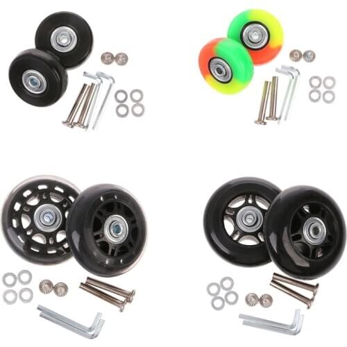 2021 Top 360 Swivel Luggage Mute Wheel Suitcase Replacement Repair Wheels Accessory