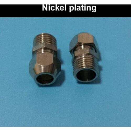3PCS 1/8" 1/4" 3/8" 1/2" 1/8 1/4 3/8 1/2 Inch Male Thread to OD 12mm Straight Pipe Brass Tube Quick Coupler Coupling Fitting