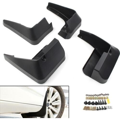 ABS Black Car Mud Flaps Guards Fender Splash Mudguard Mudflap 4pcs For Subaru Forester 2013-2018