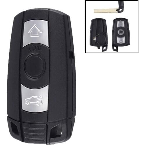 3 Buttons Car Remote Key Fob Case Cover for BMW 1 3 5 6 7 Series E90 E91 E93