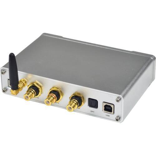 ES9038 Q2M DAC Decoder Fiber Coax USB Bluetooth 5.0 for Hifi Amplifier Audio EU Plug with 1PC Power Adapter