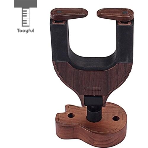Wooden Guitar Hanger Keeper Wall Mount Hook Holder Stand Rack for Bass Banjo Mandolin Ukulele Display