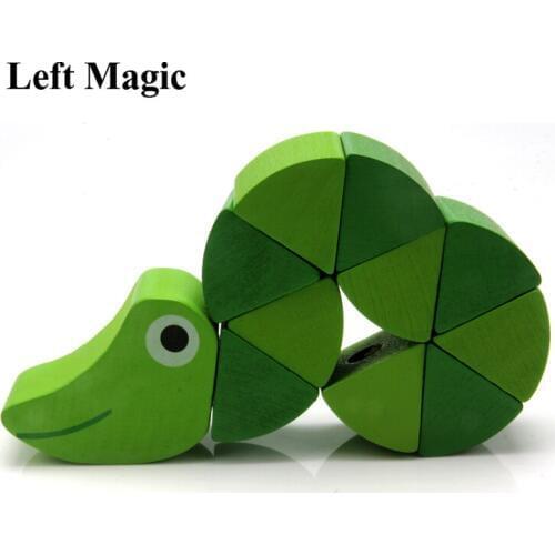Wooden crocodile caterpillars toys