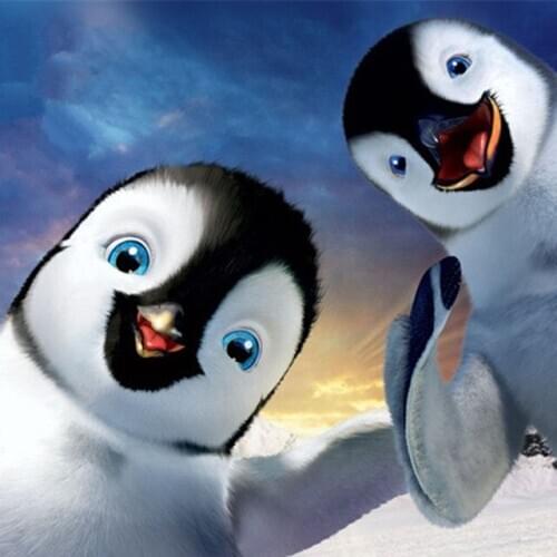 Diy diamond painting Cartoon penguin cross stitch diamond mosaic embroidery needlework home decoration resin square drill