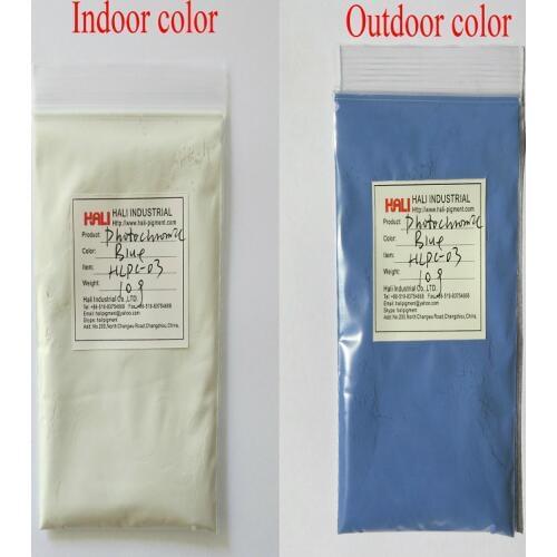Sell photochromic pigment,sunlight sensitive pigment,solar active pigment,item:HLPC-03,color:blue,1lot=10gram,free shipping