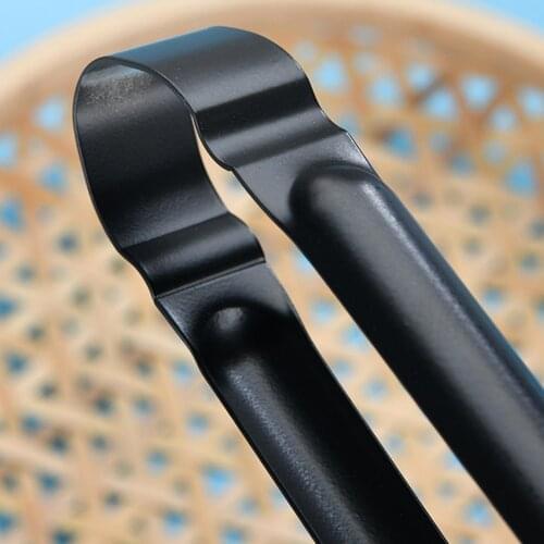 Metal BBQ Grill Food Service Tongs Barbecue Kitchen Cooking Utensil Tools