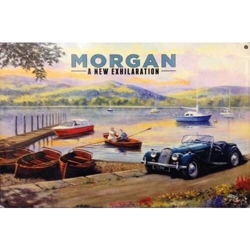 MORGAN CLASSIC BRITISH CAR METAL TIN SIGN POSTER WALL PLAQUE