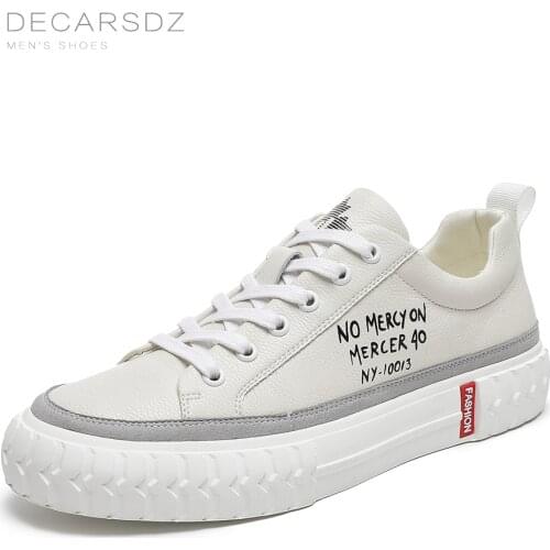 DECARSDZ Men Causal Shoes Man 2021 Autumn New Fashion Shoes Men Casual Sneakers Comfy Lace-up Walking Sports Shoes DK-C-008