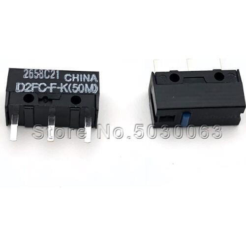 Authentic Omron D2FC-F-K (50m) Mouse Micro Switch 7N 10m 20M OF Logitech Thunder Snake Key switch