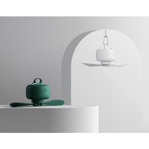 Usb bed large wind mute portable small outdoor storage can remote control electric ceiling fan J03