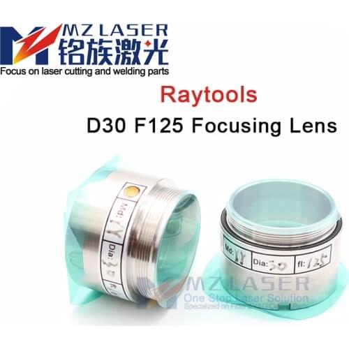 Raytools Empower bodor focusing collimator lens D30F100/F125mm D28F100/F125mm fiber laser cutting head BT240 BT230 BM111 3000W