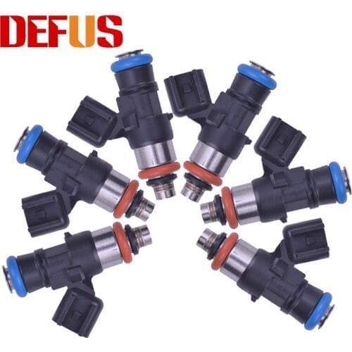 High Impedance Bico 6X Fuel Injector 0280158051 850cc/min for Corvette LS3 L99 10-15 Camaro SS 06-13 EV6 Plug 3kpa 85lb 12ohm