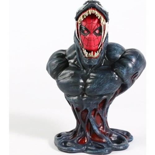 The Amazing Spiderman Venom Bust PVC Figure Model Statue Collection Toy
