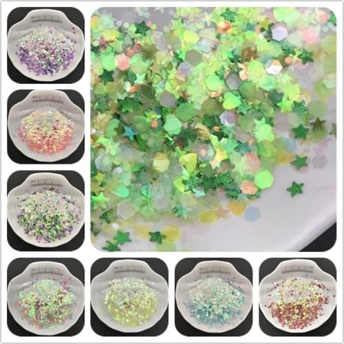 30g 1mm 3mm Ultrathin Loose Sequins Glitter Paillettes For DIY Nail Craft,Makeup, Wedding Decoration confetti