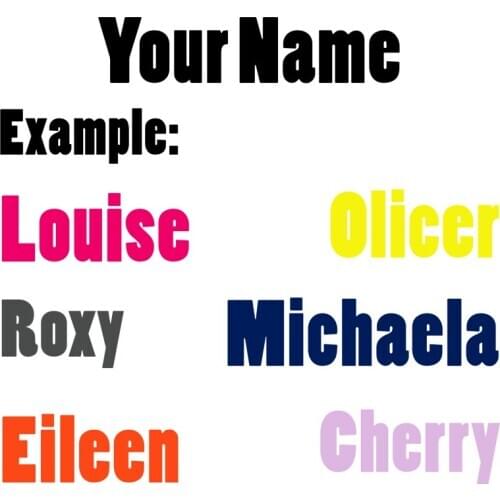 YOUR NAME Vinyl Decal Sticker Car Window Custom Name Personalized Lettering Door Boys Girls Children Nursery Home Wall Sticker