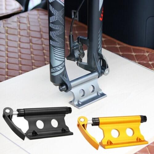 Bicycle Car Roof Rack Carrier Quick Release Alloy Fork Lock Mount Racks Stable Quick Mounting Tools Bike Repair Stand
