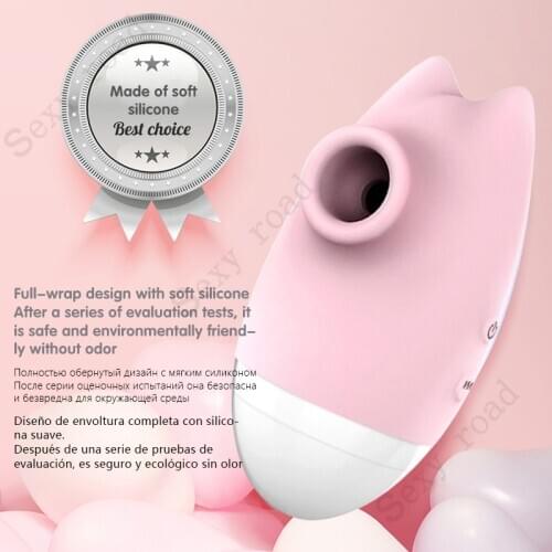 Vibrator sex toys for woman Pink cartoon pose flap clit sucker Silicone charging Mini nipple sucker tongue vibrator lick Couples