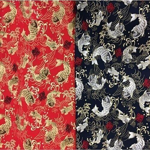 High quality 100% cotton sateen Japanese style fabric used for Quilting sewing dress women clothing skirt curtain by 100x150cm