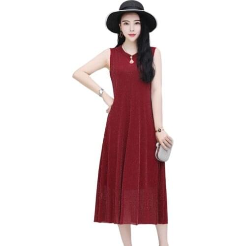 Womens Fashion High Quality Summer Dress Sexy Korean cheongsam vest skirt Woman Dress V-neck Elegant Bodycon Party Dresses