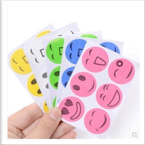 12000 pcs Smiling Face Best Mosquito Natural Repellent Patch Insect bug repellent sticker Camping